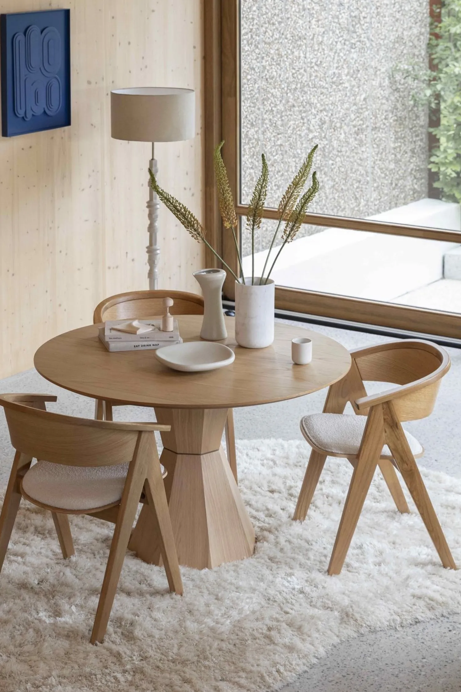 Ronde Eettafels-Zuiver Lotus Eettafel Naturel