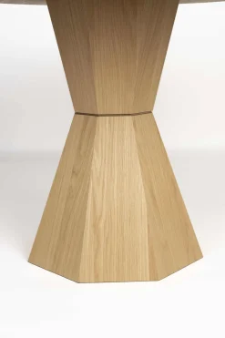 Ronde Eettafels-Zuiver Lotus Eettafel Naturel