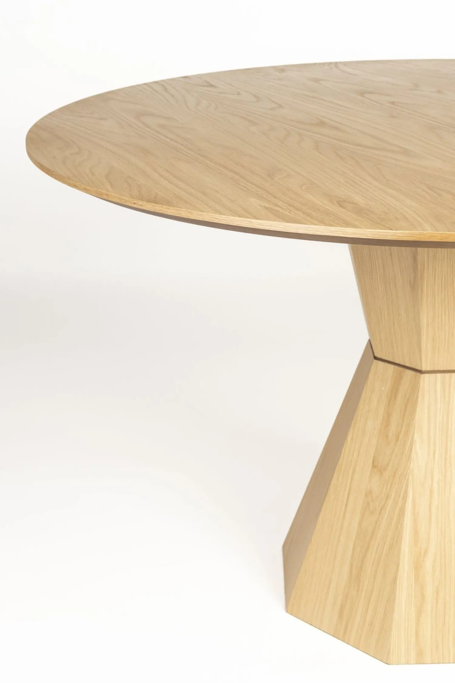 Ronde Eettafels-Zuiver Lotus Eettafel Naturel