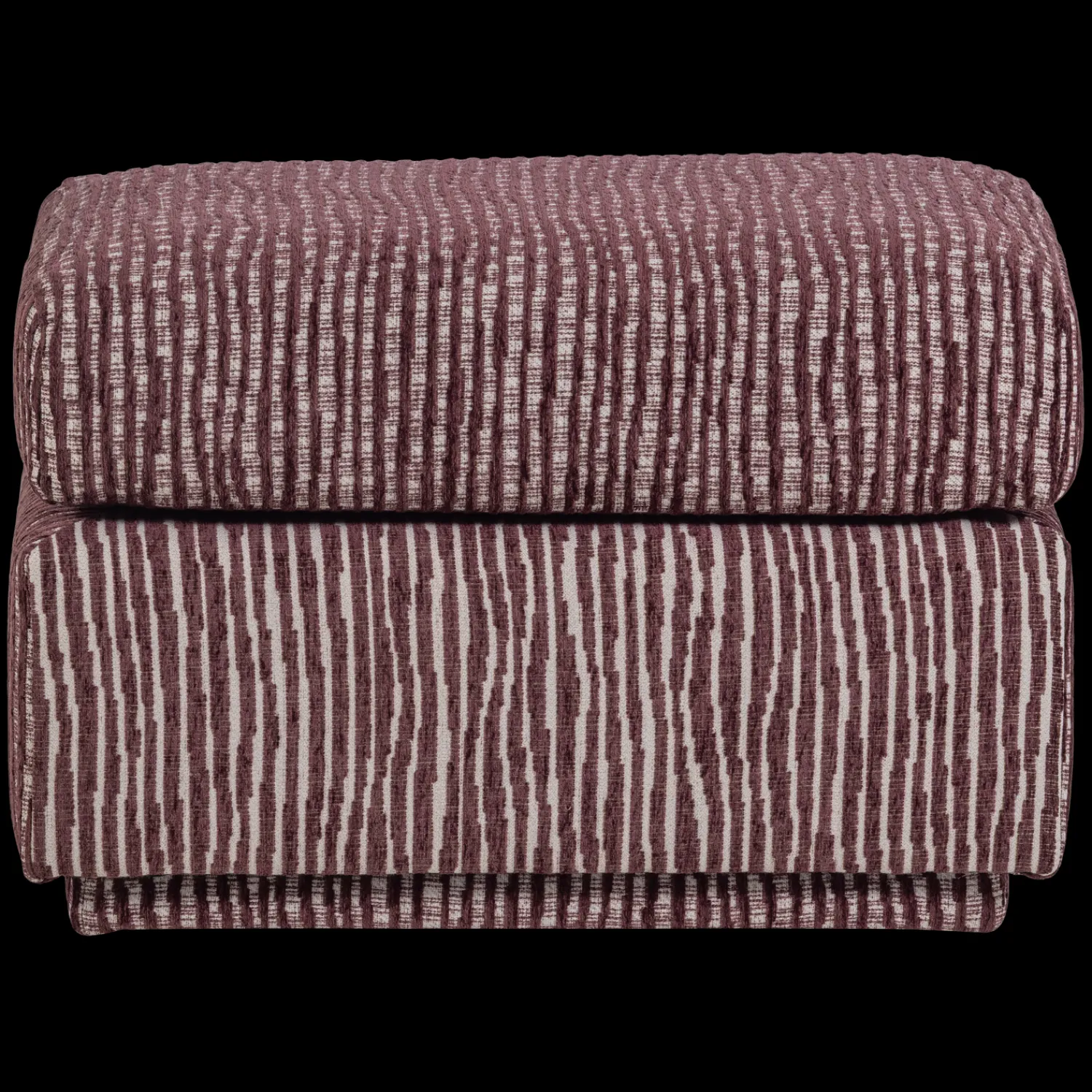 Hockers|Poefs-WOOOD Lou Hocker Bordeauxrood