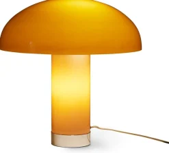 Tafellampen|Tafellampen-HKLIVING Lounge Tafellamp Mocha, Chrome