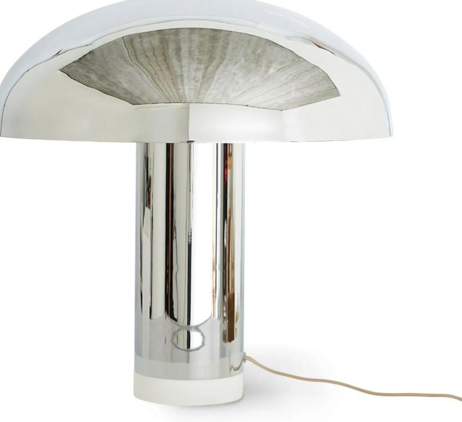 Tafellampen|Tafellampen-HKLIVING Lounge Tafellamp Chrome