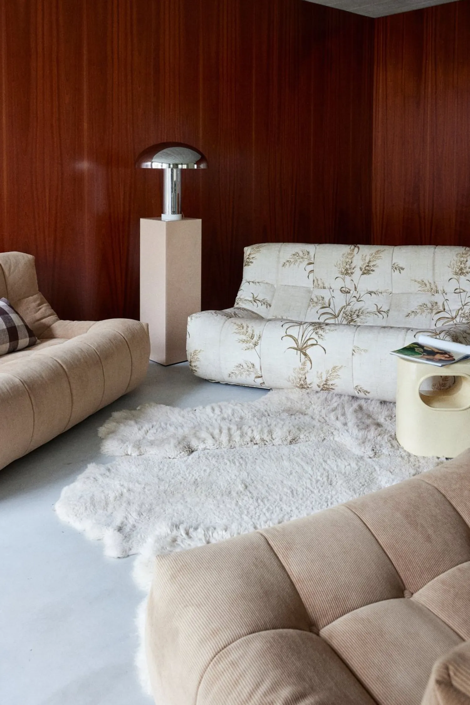 Tafellampen|Tafellampen-HKLIVING Lounge Tafellamp Chrome