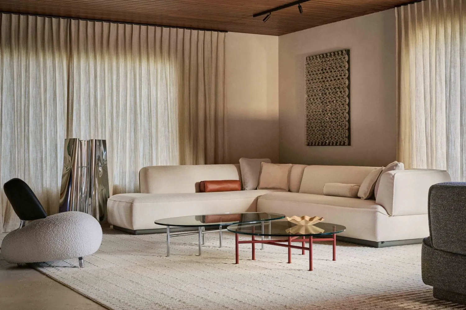Zitbanken-Leolux Loya Zitbank Beige