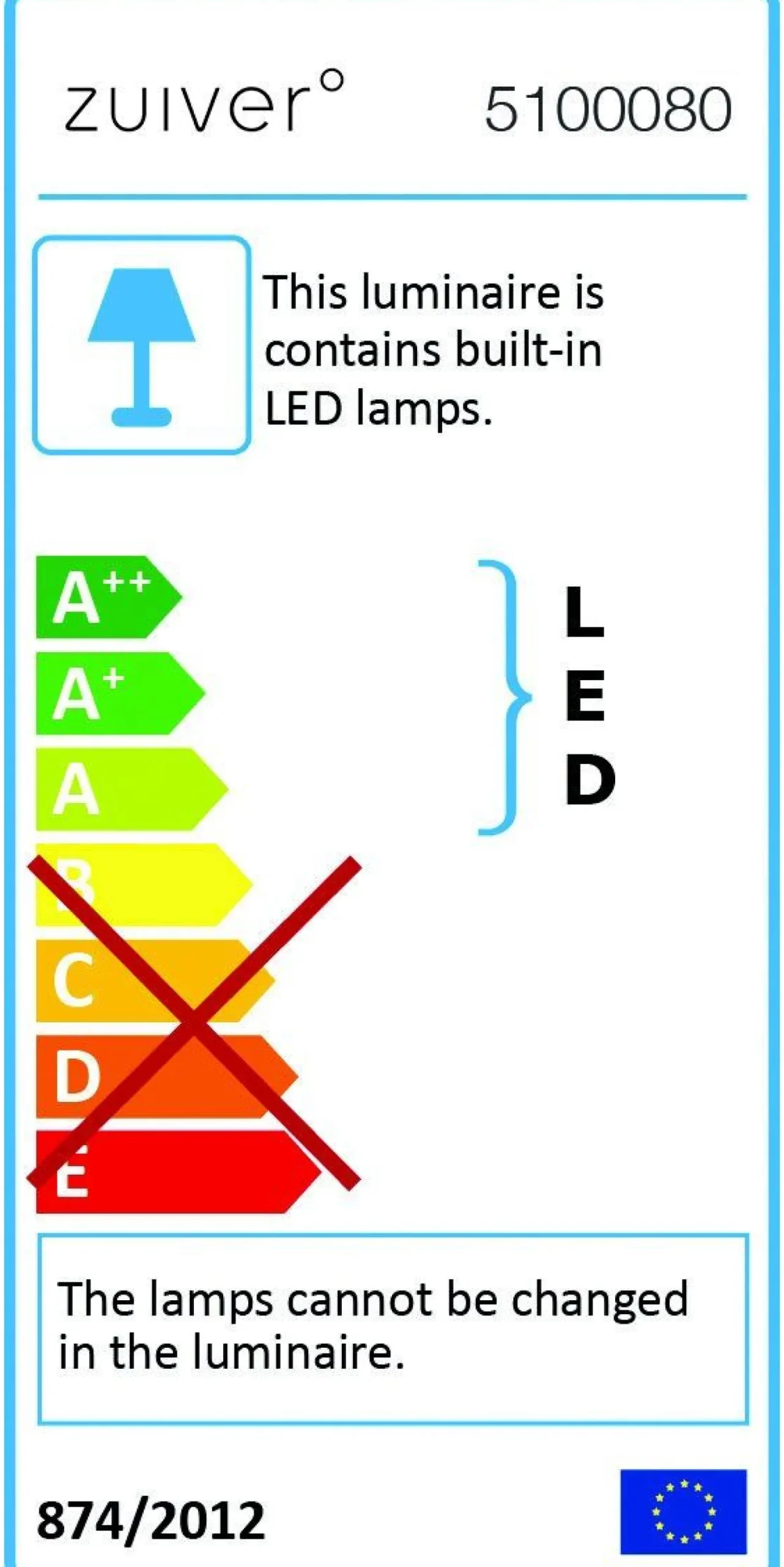 Moderne Vloerlampen|Vloerlampen-Zuiver Lub Vloerlamp Black