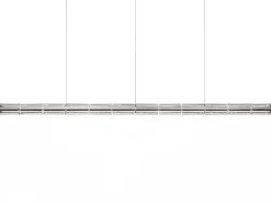 Design Hanglampen|Design Hanglampen-Flos Luce Orizzontale Hanglamp Aluminium