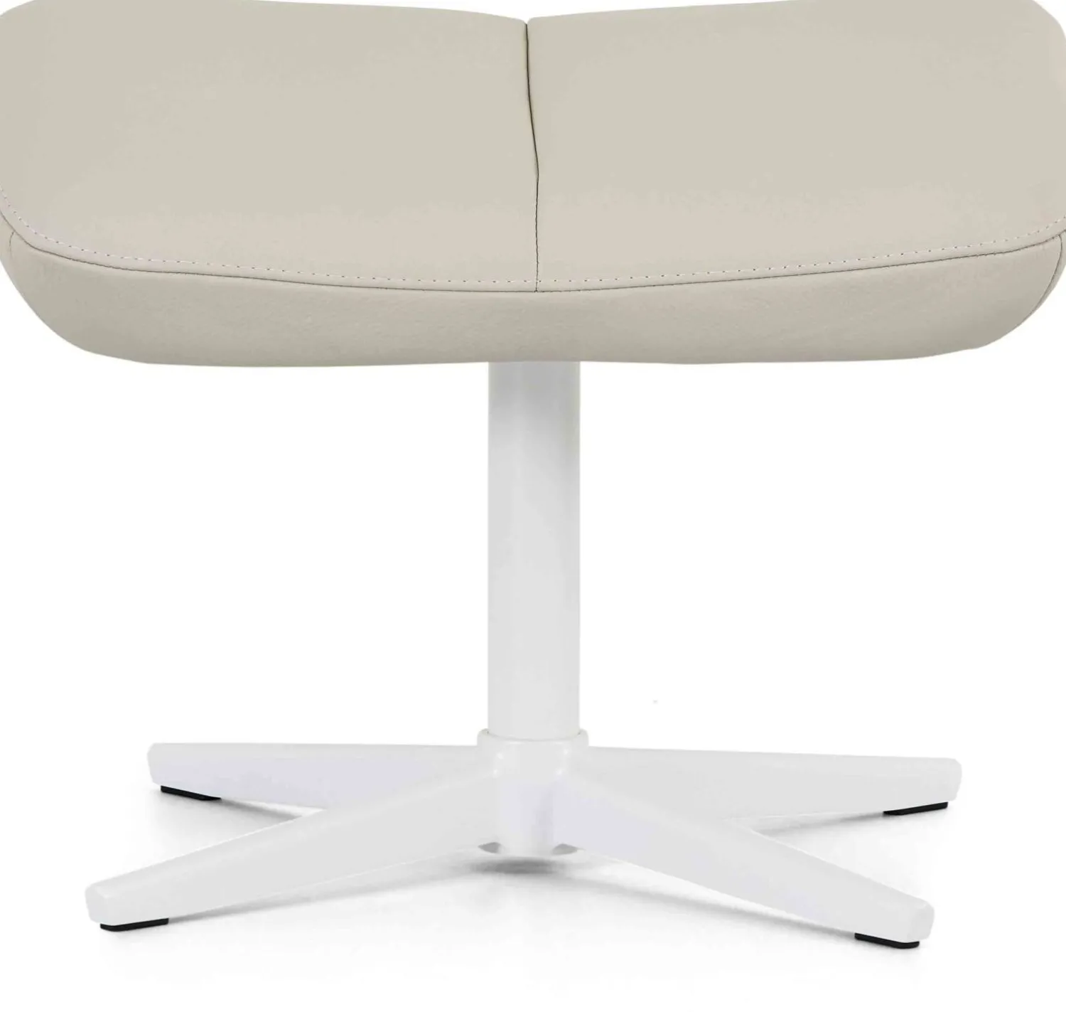 Leren Fauteuils|Design Fauteuils-Montèl Lucille Fauteuil Silk, wit