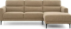 Hoekbanken-Eijerkamp Collectie Lucinda Hoekbank Dark Brown
