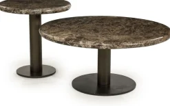 Marmeren Salontafels-Eleonora Luigi Salontafel Bruin
