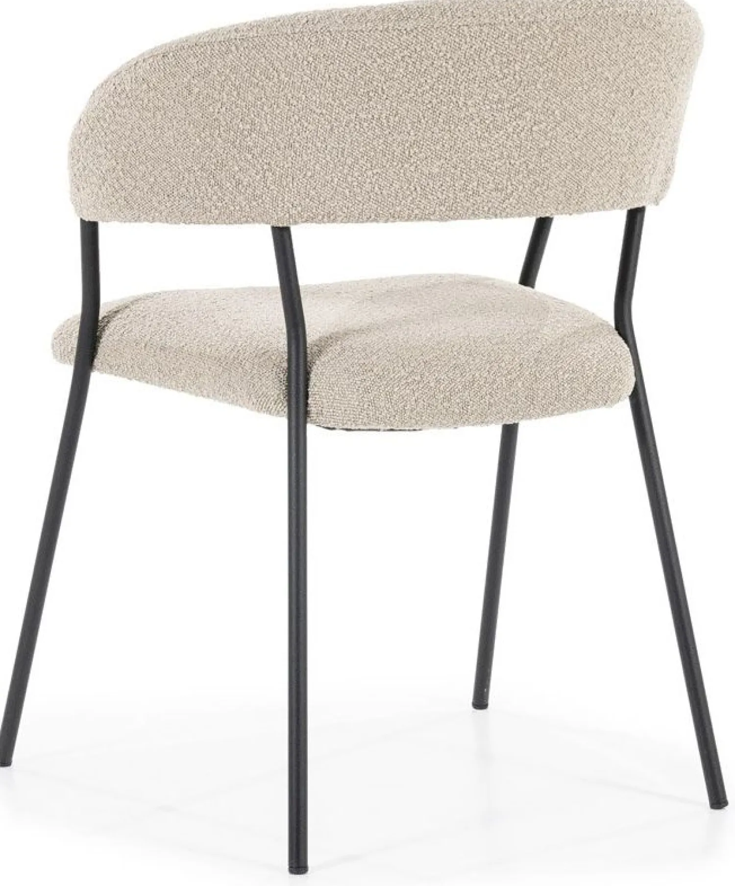 Eetkamerstoelen Met Armleuning-Eleonora Luka Eetkamerstoel Taupe