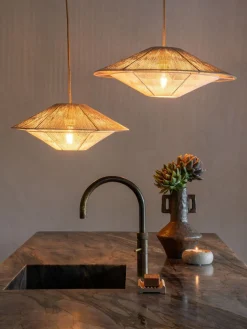 Hanglampen|Hanglampen-Good&Mojo Lumbini S Hanglamp Light Grey, White