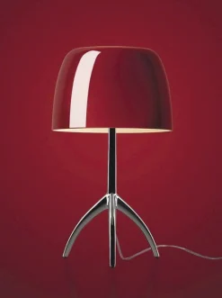 Design Tafellampen|Tafellampen-Foscarini Lumiere Grande Tafellamp Cherry Red
