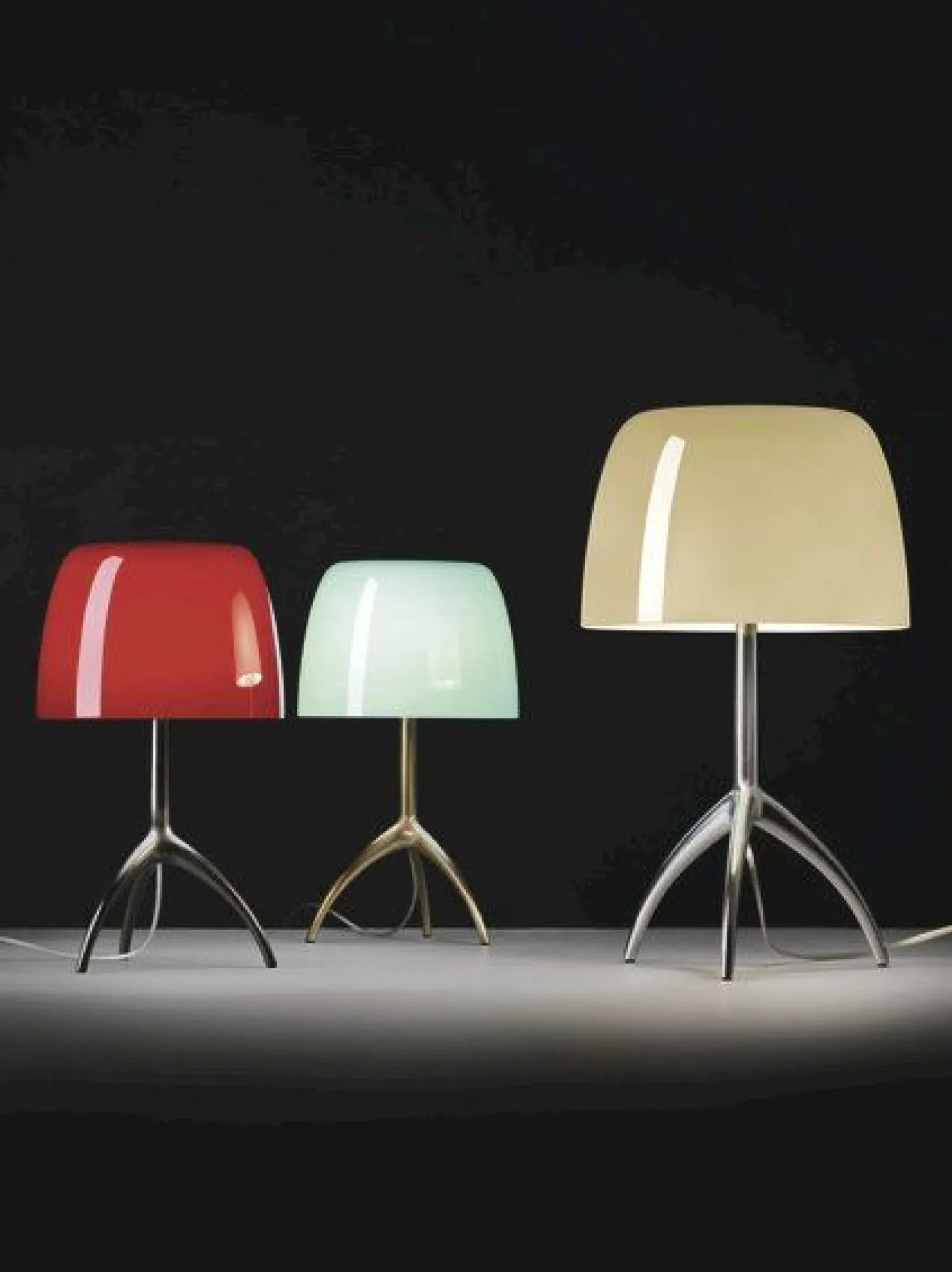 Design Tafellampen|Tafellampen-Foscarini Lumiere Grande Tafellamp Cherry Red