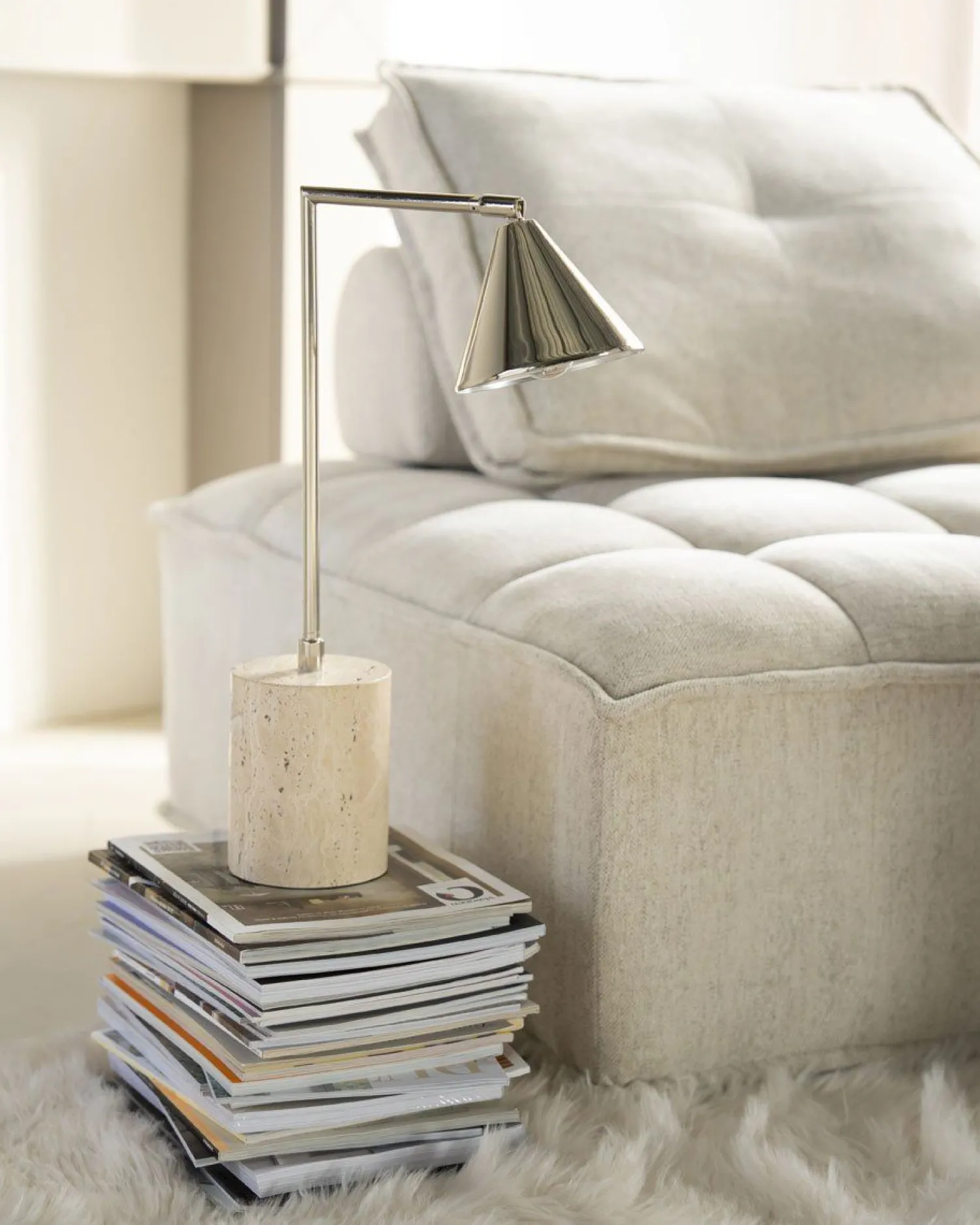 Moderne Tafellampen|Tafellampen-By Boo Lumina Tafellamp Beige