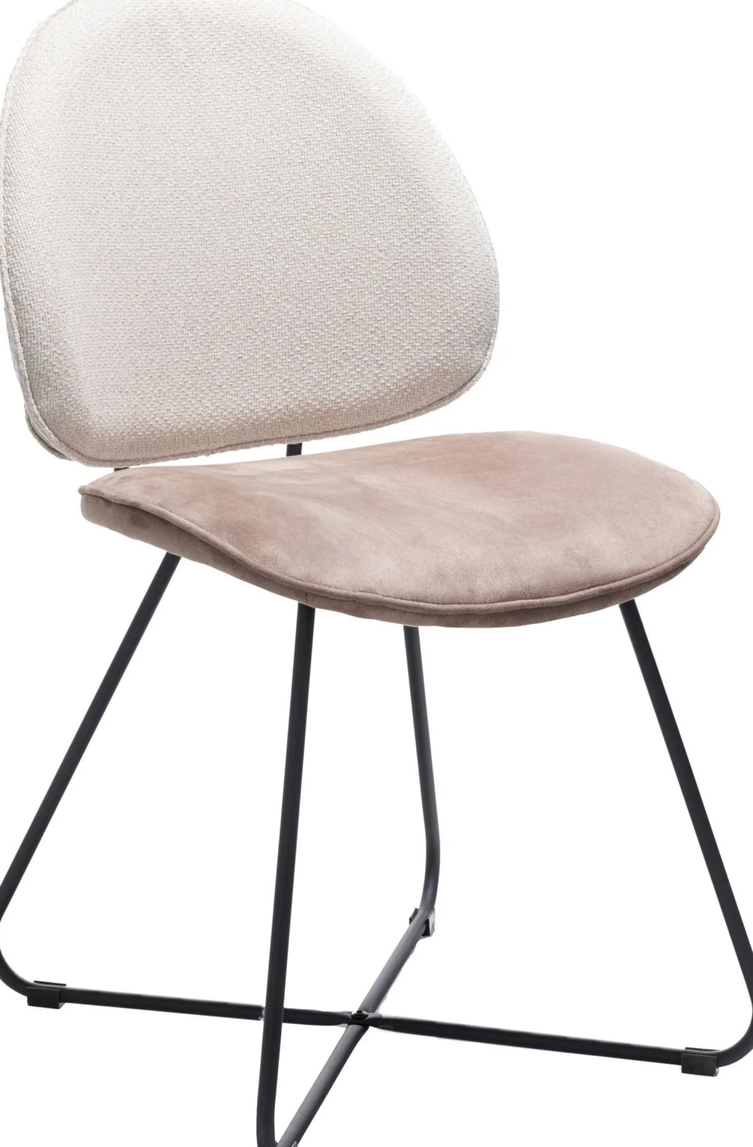 Eetkamerstoelen Zonder Armleuning-Henders en Hazel Luna Eetkamerstoel Creme