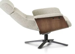 Draaifauteuils|Relaxfauteuils-Montèl Luxor Relaxfauteuil Beige Ivory