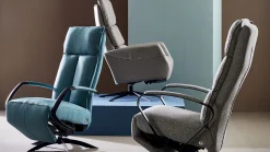 Relaxfauteuils-Trendhopper Luxor Relaxfauteuil Zinc