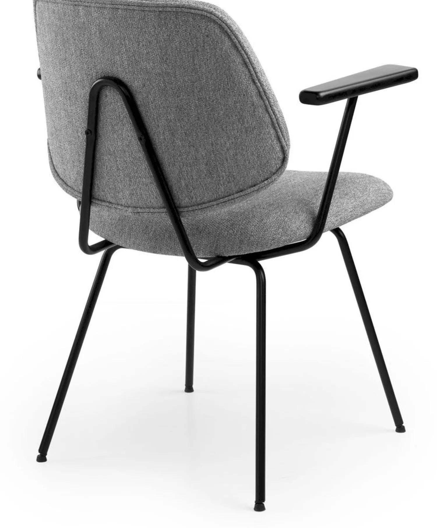 Eetkamerstoelen Met Armleuning-Eleonora Lynn Armstoel Grijs