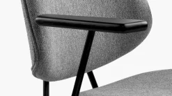 Eetkamerstoelen Met Armleuning-Eleonora Lynn Armstoel Grijs