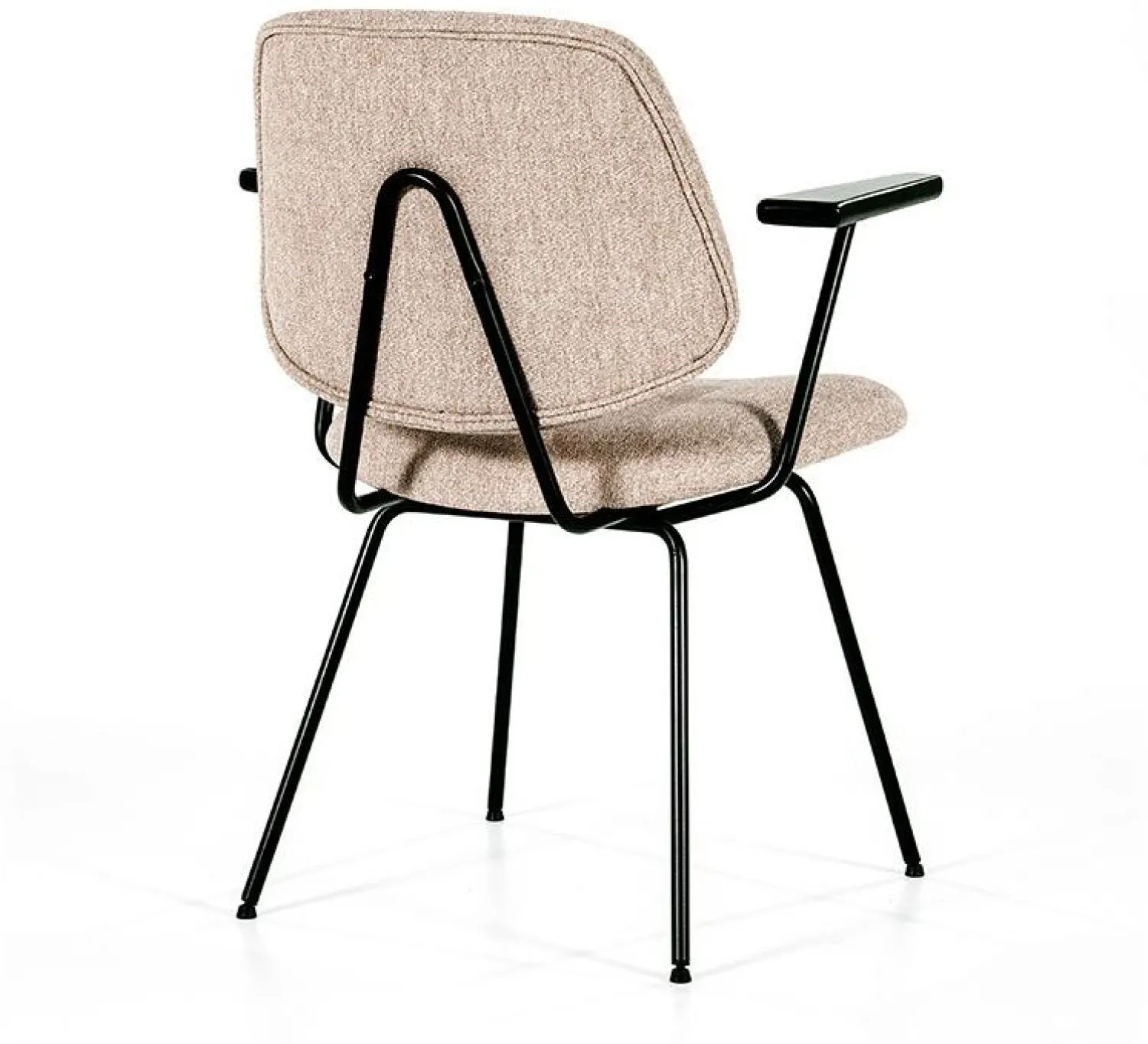 Eetkamerstoelen Met Armleuning-Eleonora Lynn Armstoel Beige