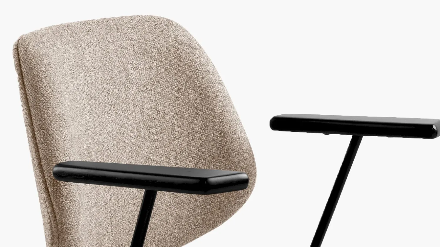 Eetkamerstoelen Met Armleuning-Eleonora Lynn Armstoel Beige