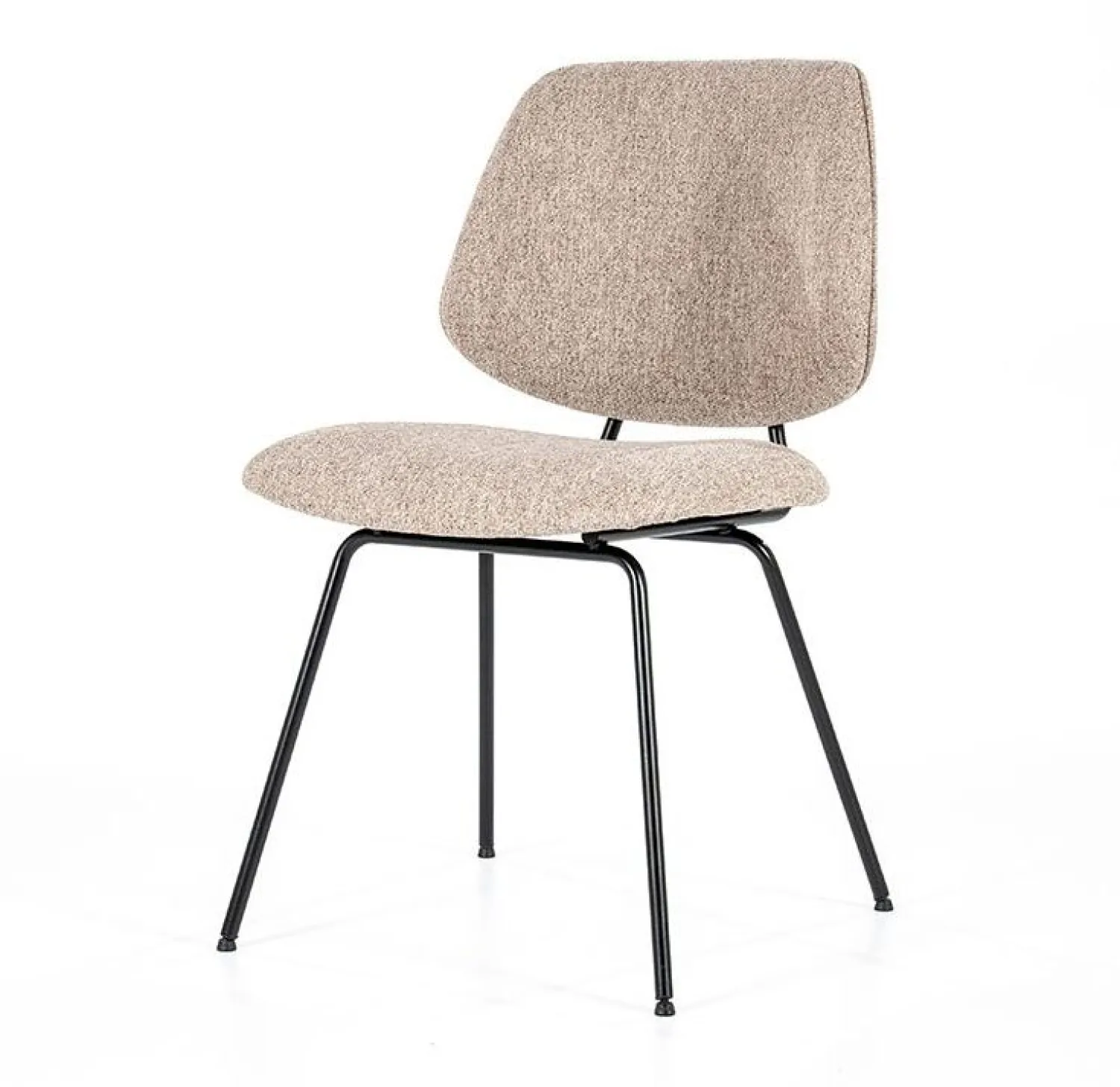 Eetkamerstoelen Zonder Armleuning-Eleonora Lynn Eetkamerstoel Beige