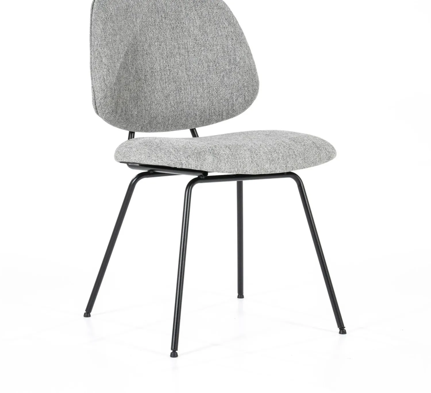 Eetkamerstoelen Zonder Armleuning-Eleonora Lynn Eetkamerstoel Grijs