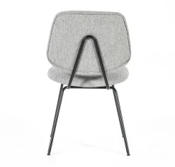 Eetkamerstoelen Zonder Armleuning-Eleonora Lynn Eetkamerstoel Grijs