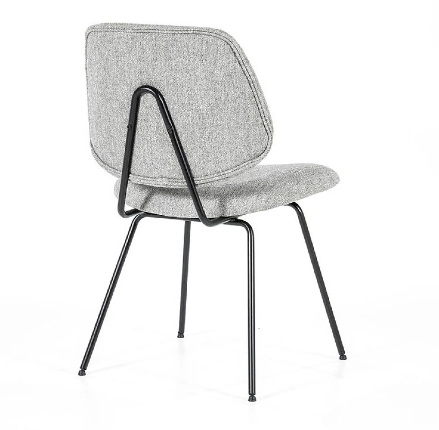 Eetkamerstoelen Zonder Armleuning-Eleonora Lynn Eetkamerstoel Grijs