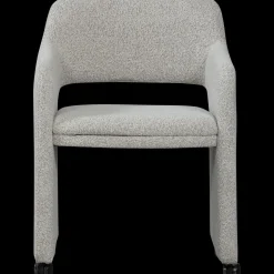 Eetkamerstoelen Met Armleuning-WOOOD Lyric Eetkamerstoel Greige