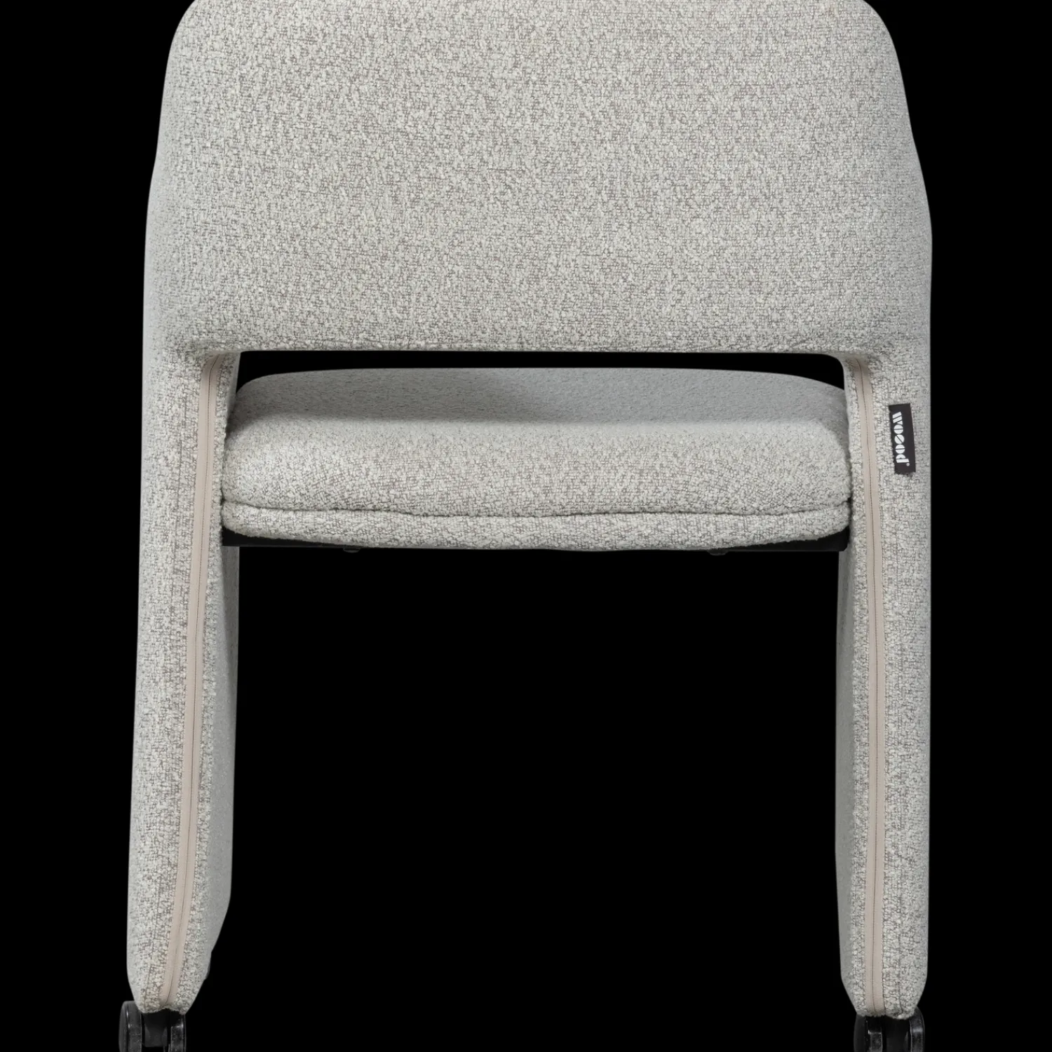 Eetkamerstoelen Met Armleuning-WOOOD Lyric Eetkamerstoel Greige