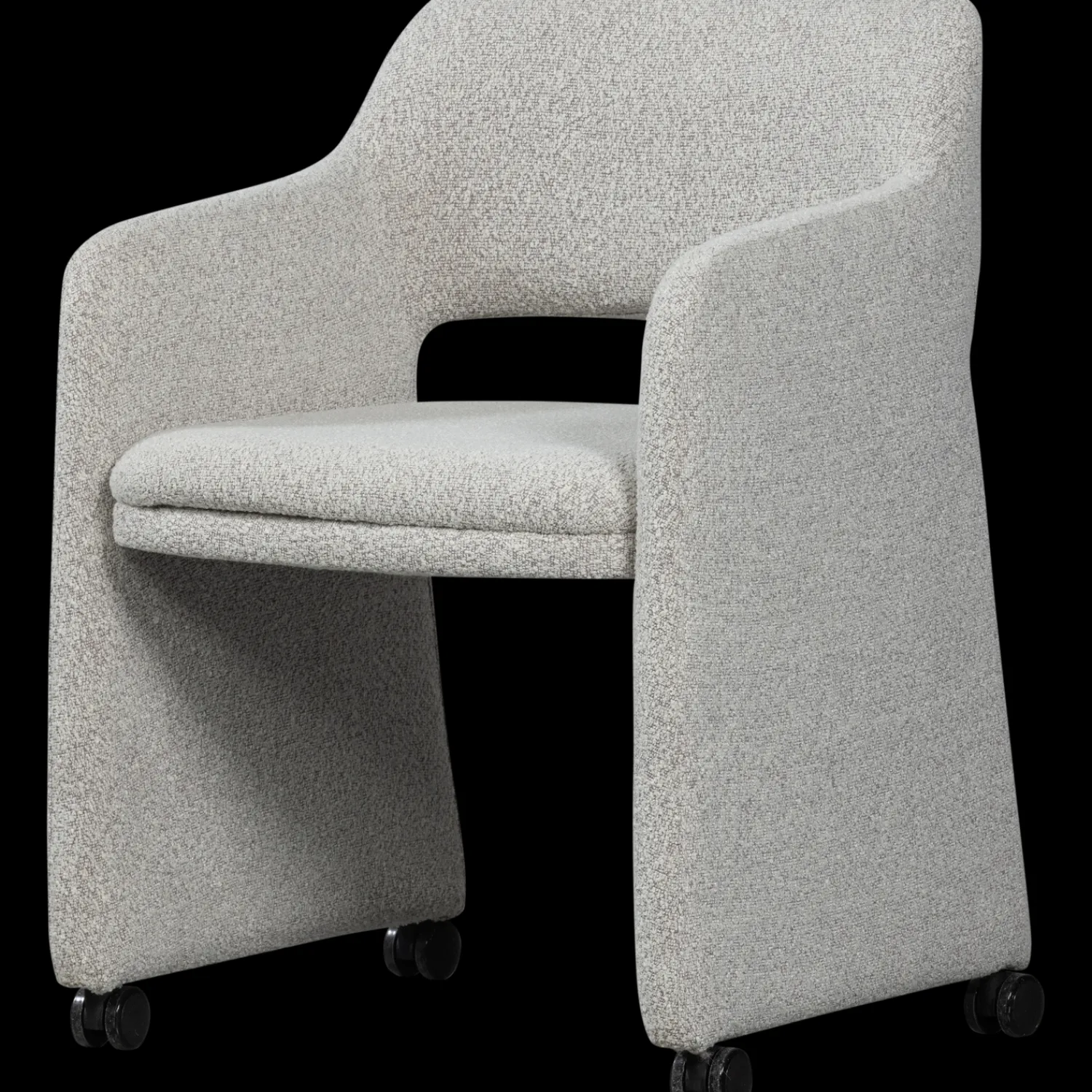 Eetkamerstoelen Met Armleuning-WOOOD Lyric Eetkamerstoel Greige