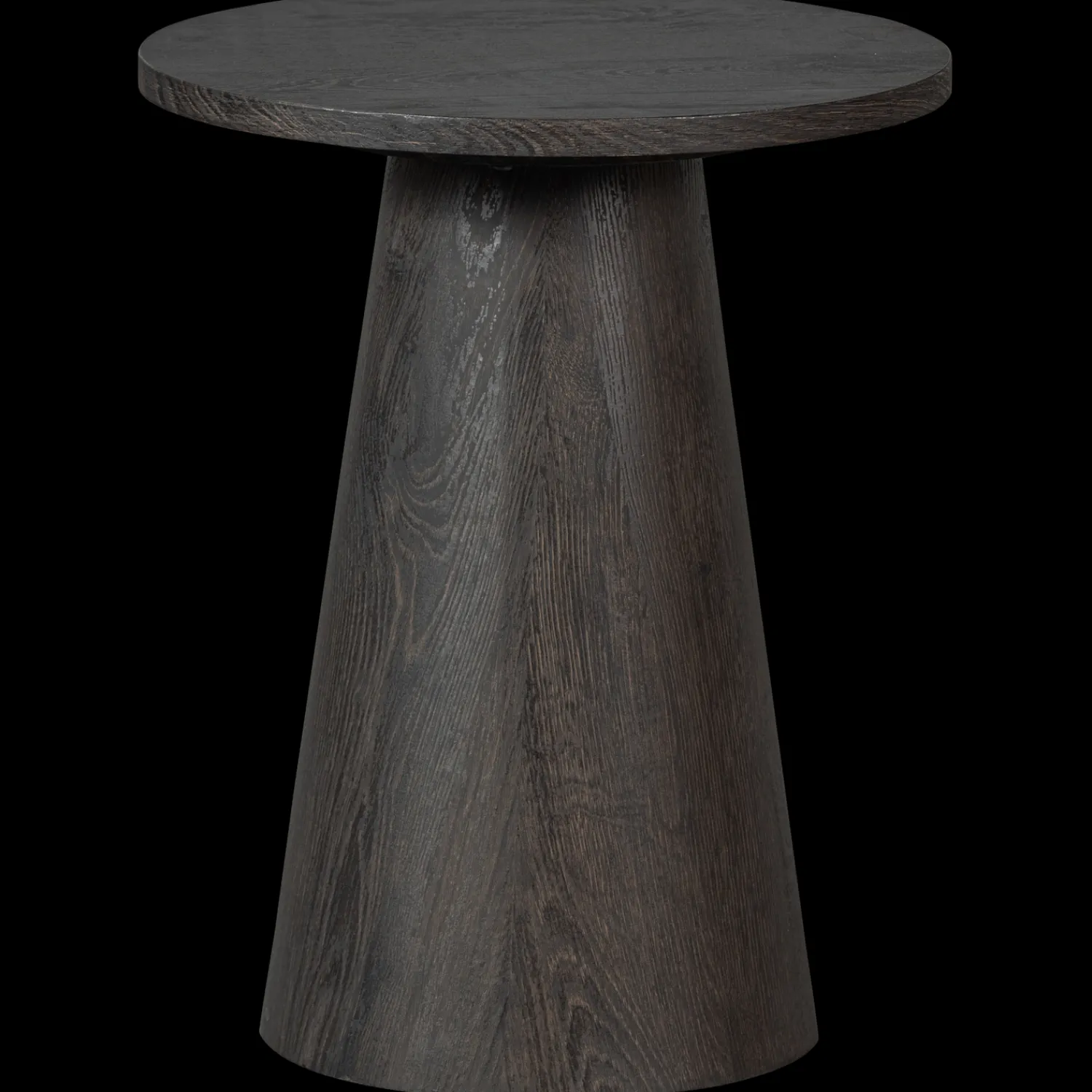 Ronde Salontafels-WOOOD Maan Salontafel Dark Brown