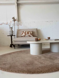 Vloerkleden|Rechthoekige Vloerkleden-Brinker Carpets Maare Vloerkleed Mocca