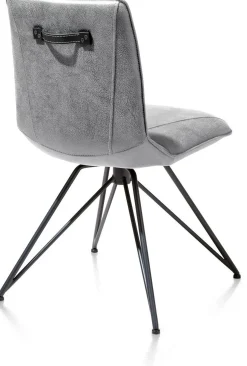Eetkamerstoelen Zonder Armleuning-XOOON Mac Eetkamerstoel Lichtgrijs