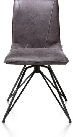 Eetkamerstoelen Zonder Armleuning-XOOON Mac Eetkamerstoel Off Black
