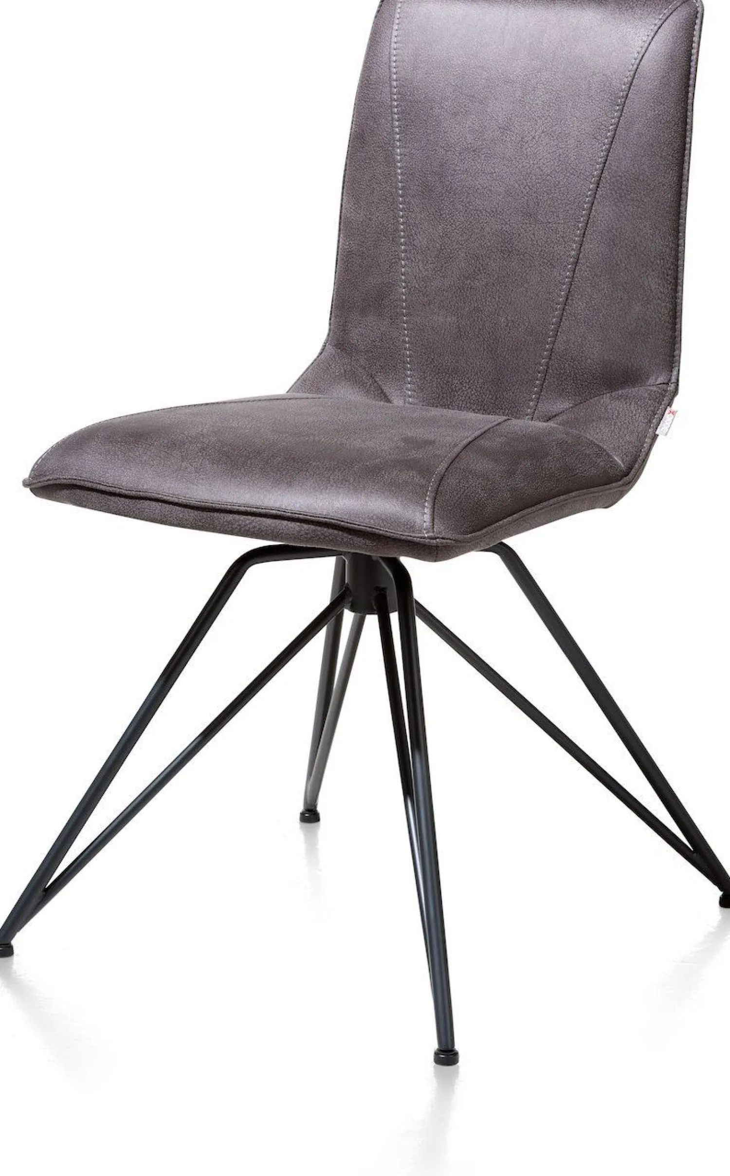 Eetkamerstoelen Zonder Armleuning-XOOON Mac Eetkamerstoel Off Black
