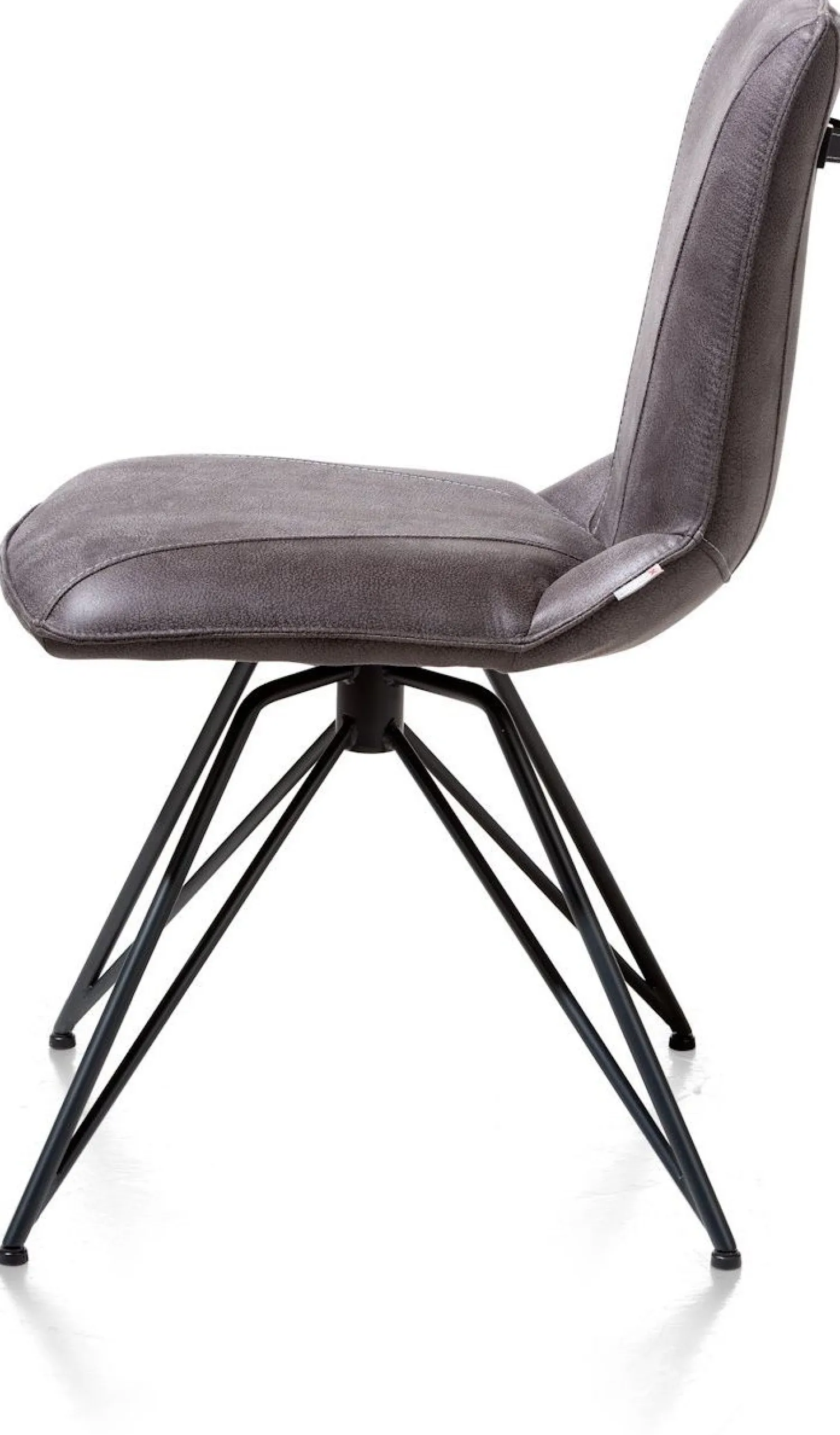 Eetkamerstoelen Zonder Armleuning-XOOON Mac Eetkamerstoel Off Black