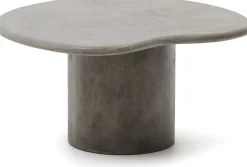 Organische Salontafels-Kave Home Macarella Salontafel Grijs