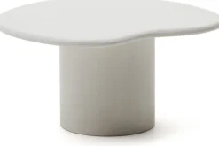 Tuintafels-Kave Home Macarella Salontafel Wit