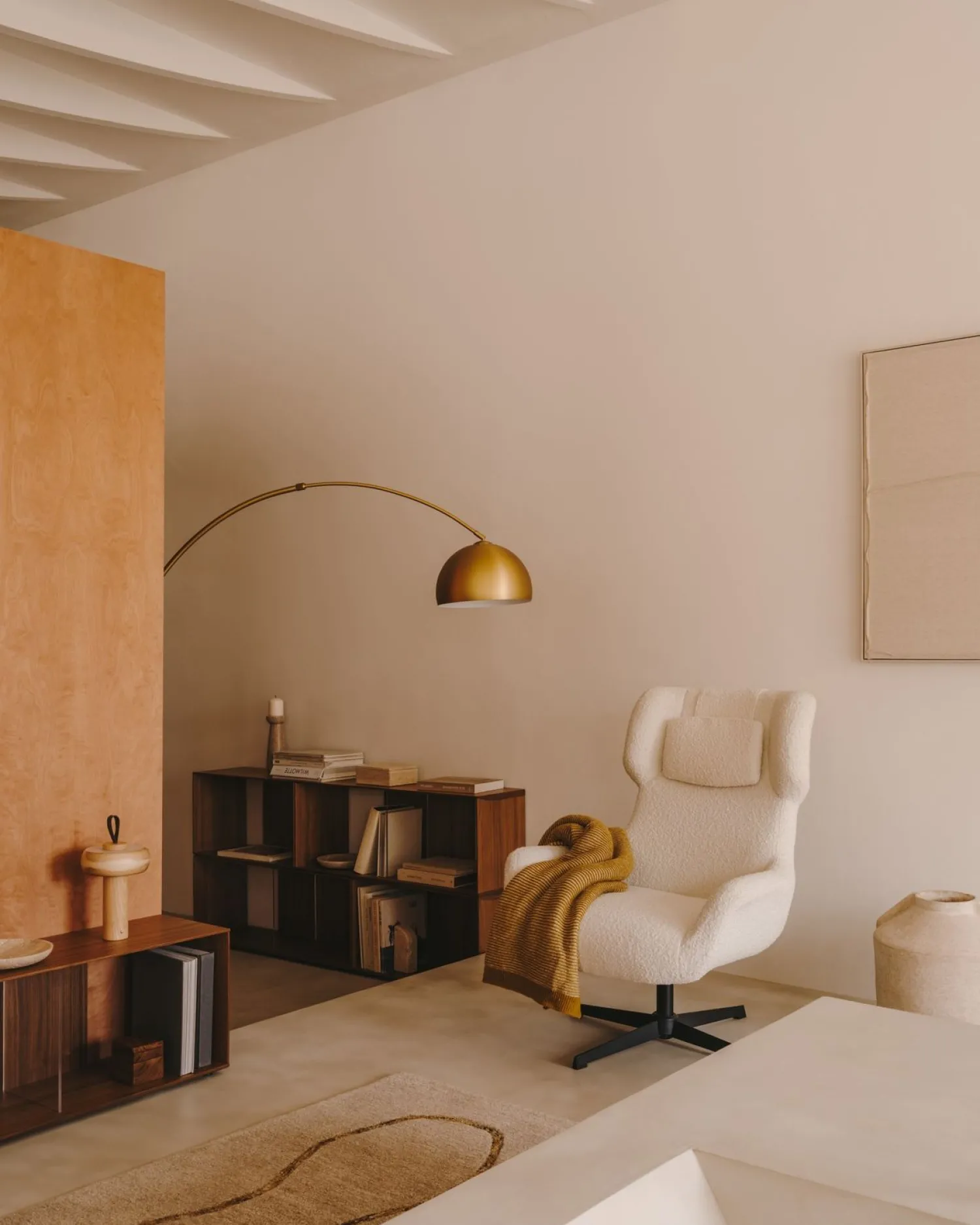 Vloerlampen|Vloerlampen-Kave Home Madali Vloerlamp Goud