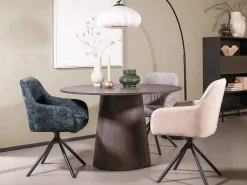 Kuipstoelen|Draaibare Eetkamerstoelen-Eijerkamp Collectie Maddox Eetkamerstoel Dark Green