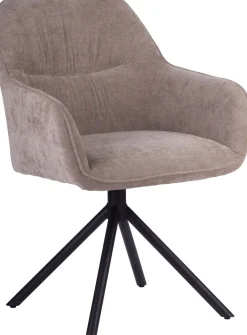 Draaibare Eetkamerstoelen|Eetkamerstoelen Met Armleuning-Eijerkamp Collectie Maddox Eetkamerstoel Brown