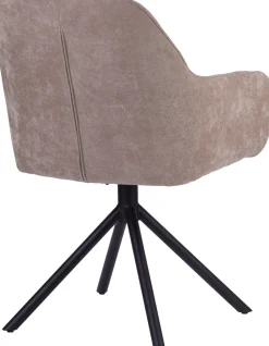 Draaibare Eetkamerstoelen|Eetkamerstoelen Met Armleuning-Eijerkamp Collectie Maddox Eetkamerstoel Brown