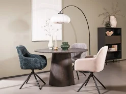 Kuipstoelen|Draaibare Eetkamerstoelen-Eijerkamp Collectie Maddox Eetkamerstoel Beige