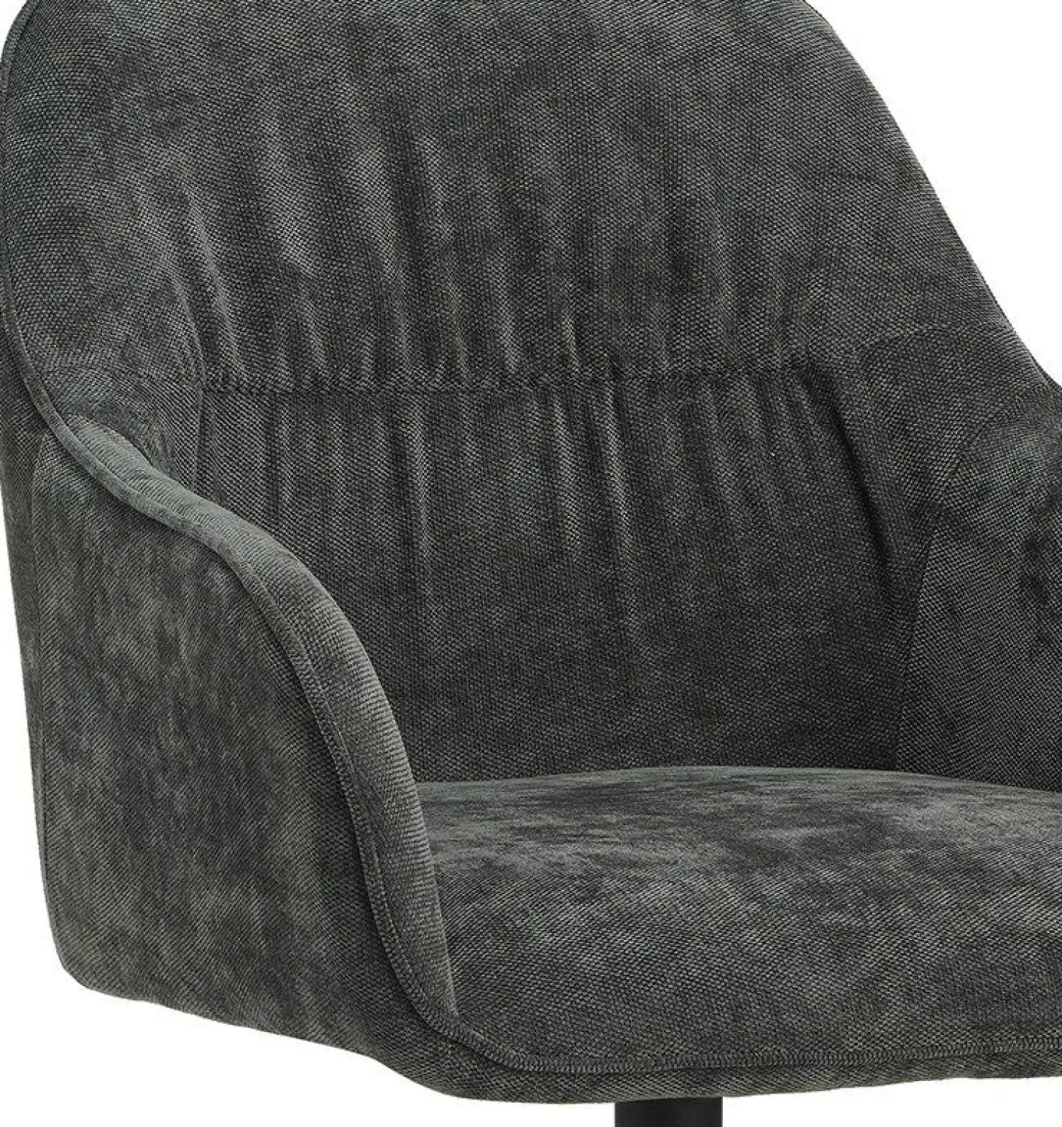 Eetkamerstoelen Met Armleuning|Kuipstoelen-Eijerkamp Collectie Maddox Eetkamerstoel Dark Grey
