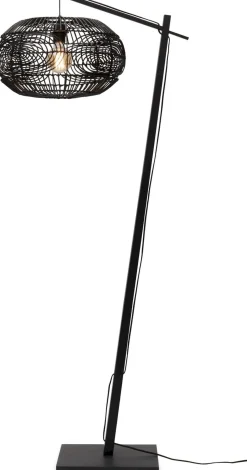 Vloerlampen|Vloerlampen-Good&Mojo Madeira Vloerlamp Black