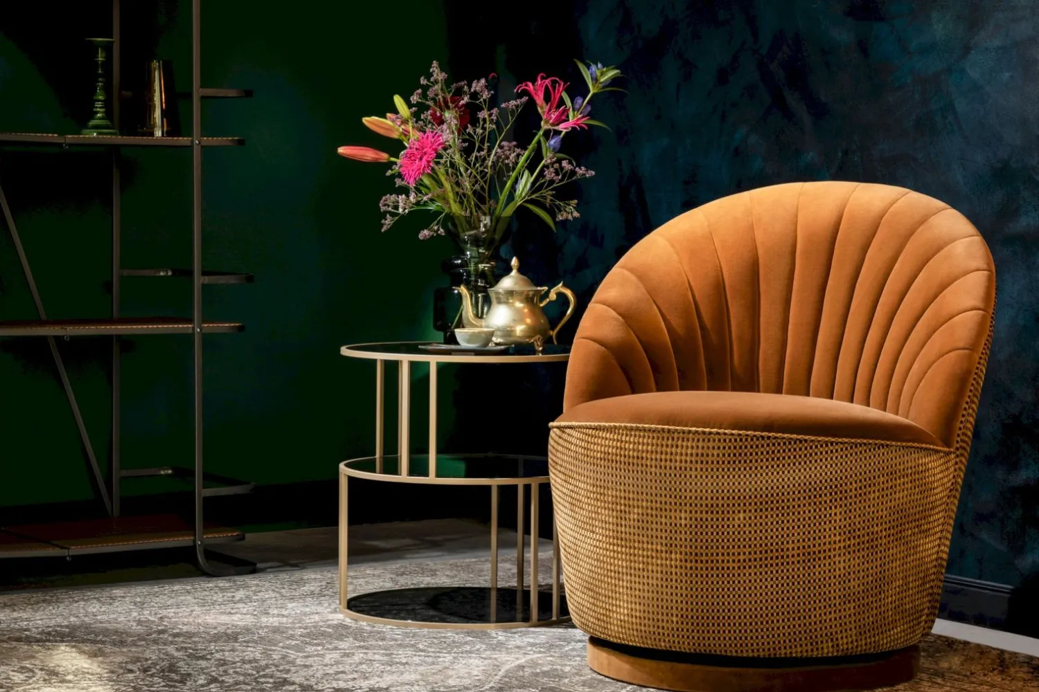 Ronde Fauteuils-Dutchbone Madison Fauteuil Whiskey