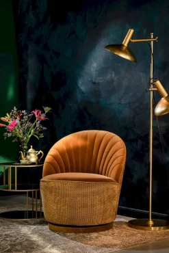 Ronde Fauteuils-Dutchbone Madison Fauteuil Whiskey