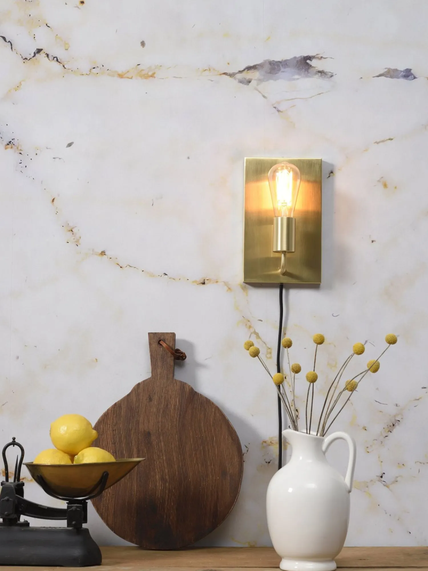 Wandlampen|Wandlampen-It's about RoMi Madrid Wandlamp Goud